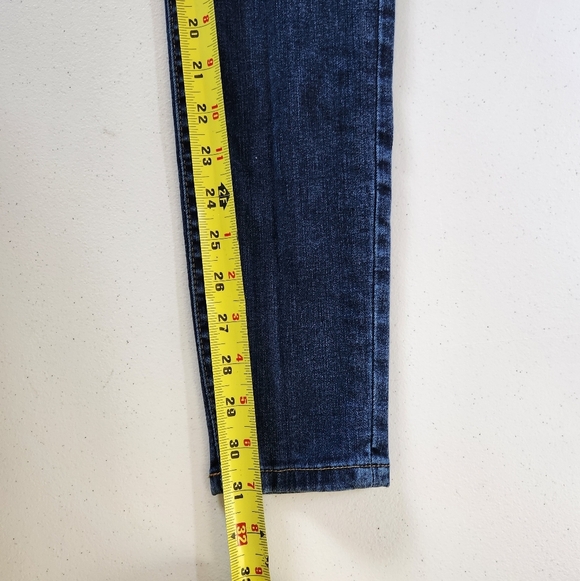DU/ER Womens Dark Wash High Waisted Rise Skinny Jeans Stretchy Denim 26x31 - Picture 12 of 14